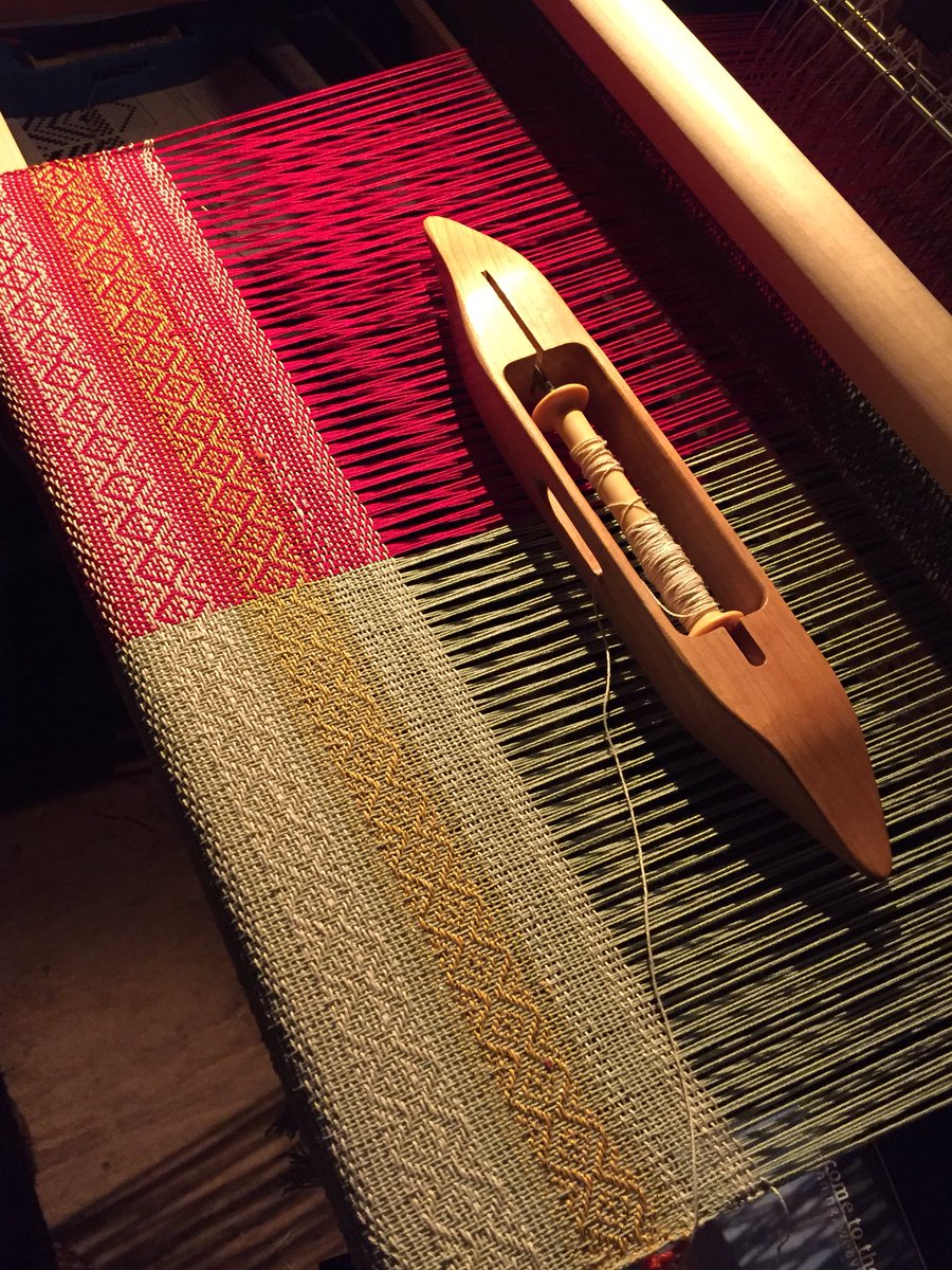 Well.   I’m learning to weave.  #8shaftloom
