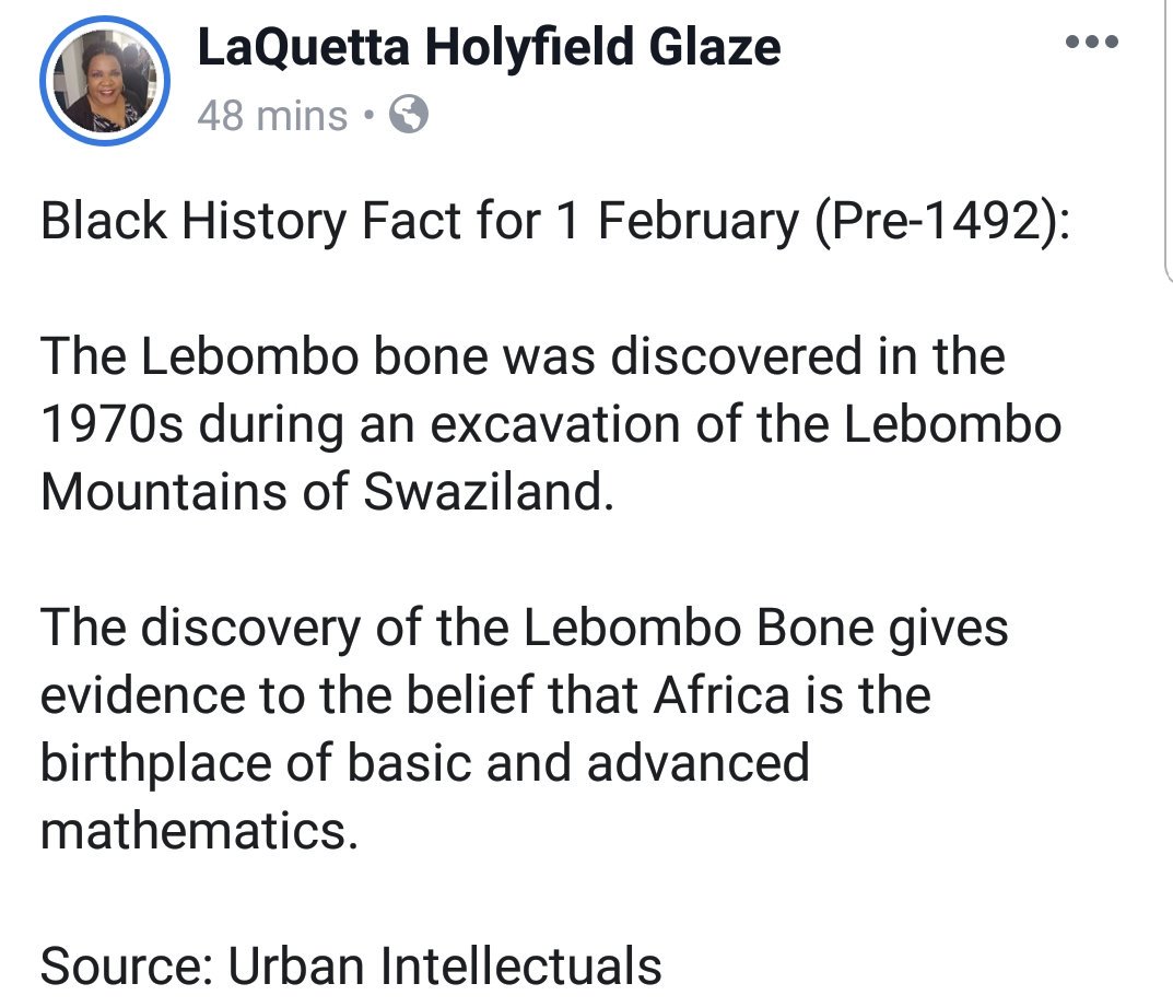 Black History Fact for 1 February (Pre-1492)