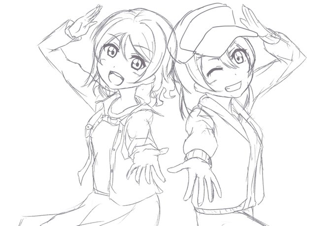新しく描き始めてるやつ。
映画の曜ちゃんの私服可愛すぎやし月ちゃんも良かったですな 