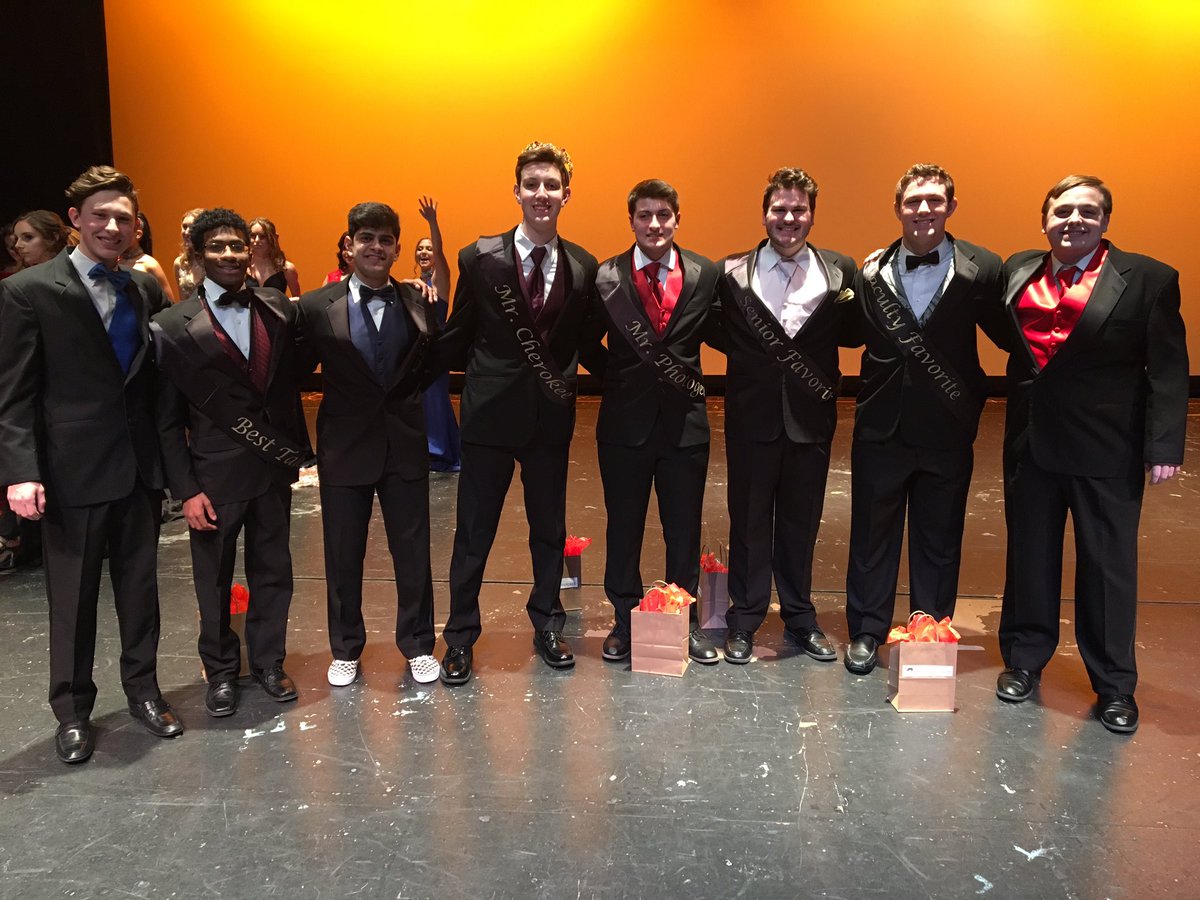 Cherokee_HS's tweet photo. Mr. Cherokee Adam Remeniski👑Best Talent Andrew Elsey 
Most Photogenic Jack DelVecchio
Class Favorite Harrison Olt 
Faculty Favorite Kevin Linden https://t.co/MWRvqVkru7