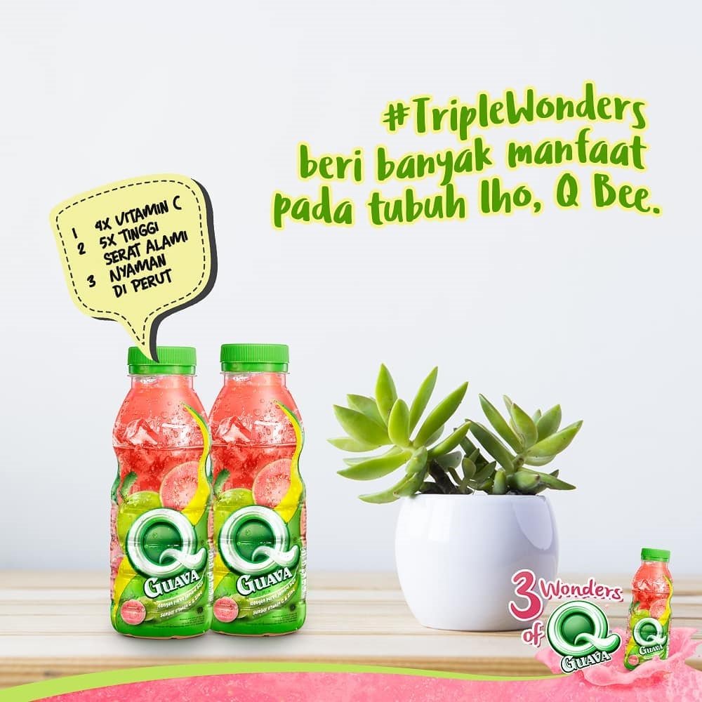 SeputariNews's tweet photo. #Repost from @QJuiceID
Msh ragu dgn kandungan minuman dlm botol? Mungkin kamu blm coba QGuava.
4x Vitamin C, 5x tinggi serat alami & nyaman di perut yg ada di #TripleWonders dpt memberikan byk manfaat pd tubuh kamu. Yuk, minum QGuava sekarang! #QGuava #RealGuava #JambuBijiMerah https://t.co/SDtCC5RXNW