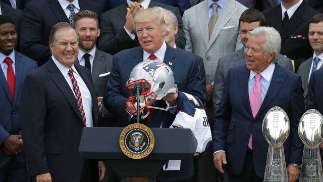 thehill's tweet photo. New England Patriots owner heaps praise on Trump https://t.co/WjU0PyWLQF https://t.co/07GMDxi7rD