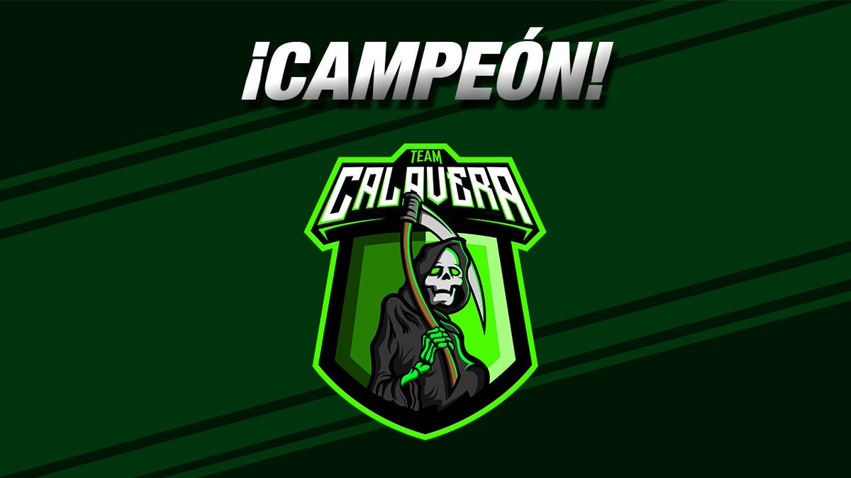 ¡TENEMOS CAMPEÓN! <a href="/CalaveraTeam/">Team Calavera💀</a> se consagra campeón ante @WarCream_migue felicitaciones a ambos equipos que la rompieron en esta liga. Mucha suerte. ✊