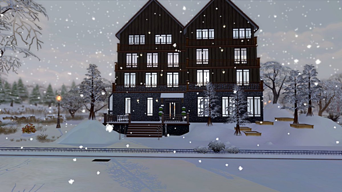 merciestelle's tweet photo. #Simarchitecture #ShowUsYourBuild #thesims #sims4 #sims #sims4crèation #simscrèation @SimsCreatorsCom @LuniverSims @TheGalleryShare Je vous présente mon Chalet pour plus de photos voici ma page https://t.co/rGmQM1ovry https://t.co/El8MoaUokq