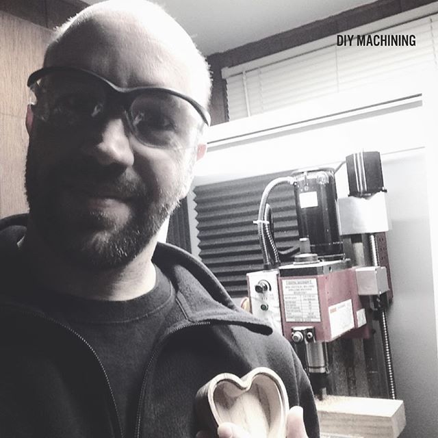 averworks's tweet photo. Some people where their heart on their sleeve. I prefer to wear it on my chest. Here's to a good weekend. 
#diymachining #cnc #makersgonnamake https://t.co/UNliOIYs25 https://t.co/y5pLMJC7xZ