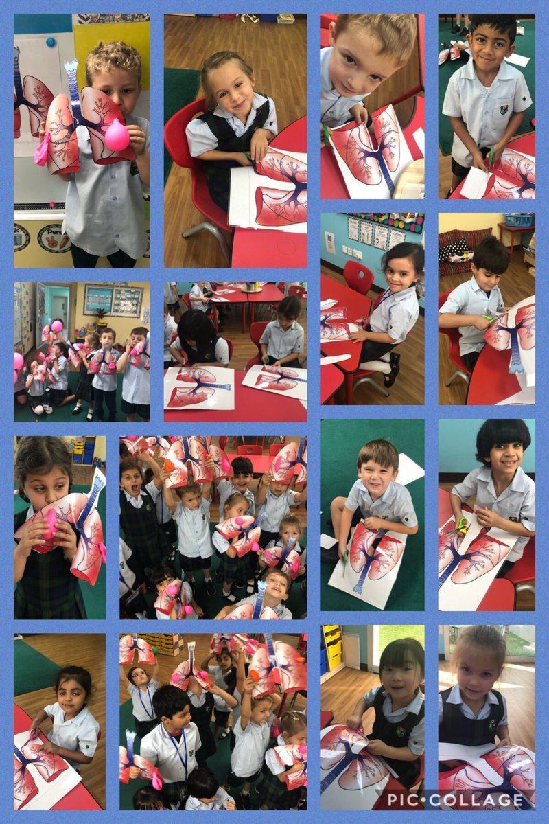 What a fun way to end our lesson about lungs! We loved seeing what happens to our lungs as we breathe in and out! #diabscience #KG2diab #handsonlearning