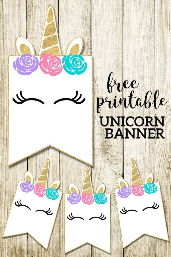 Micah Klug On Twitter Just Pinned To Cricut Free Printable Unicorn Decorations Party Banner Easy Unicorn Birthday Party Or Baby Shower Decor Gold Pink Purple And Aqua Papertraildesign Unicorn Unicorns Unicornparty Unicornbirthdayparty