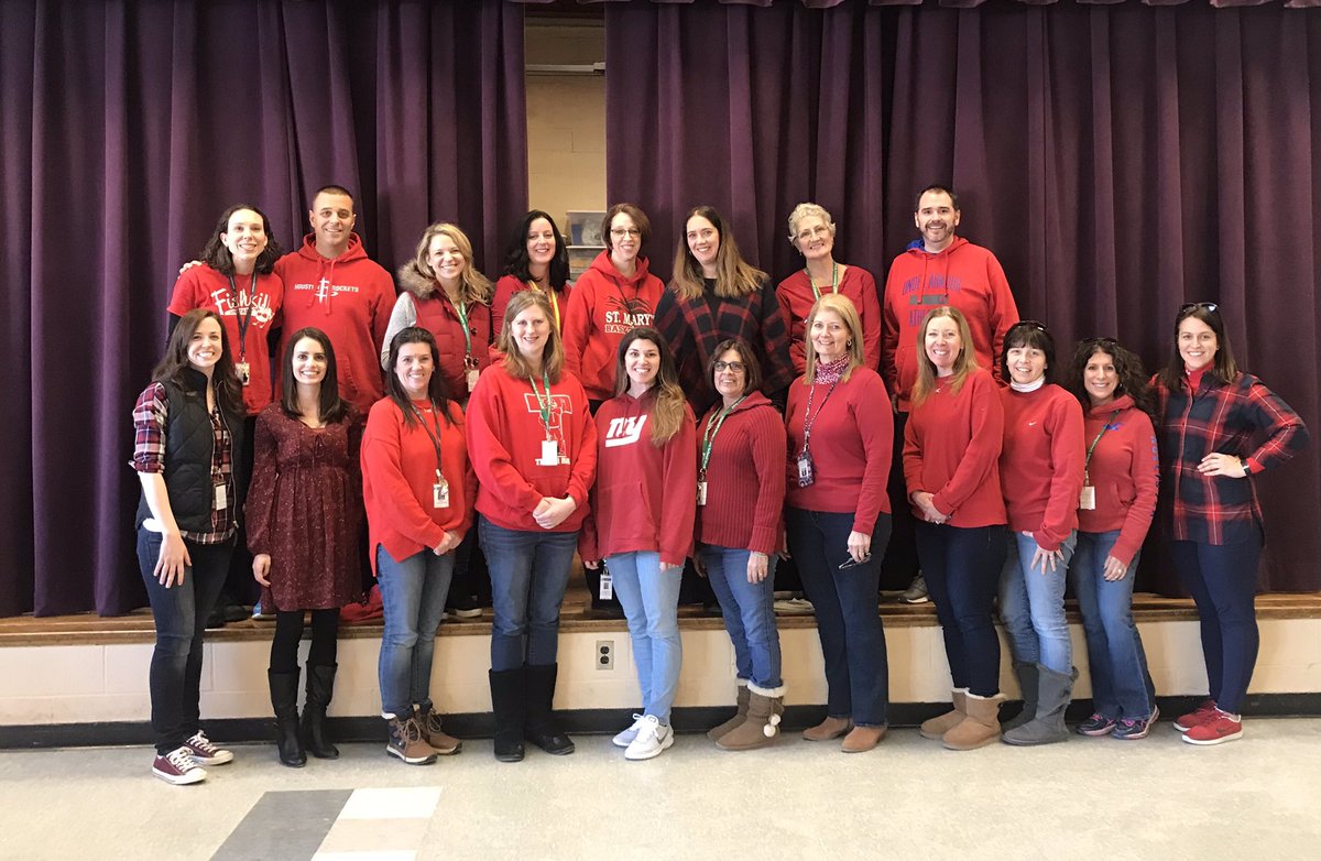 <a href="/FishkillFrogs/">Fishkill Elementary School</a> wearing red for #NationalWearRedDay. <a href="/WCSDEmpowers/">WCSDEmpowers</a>