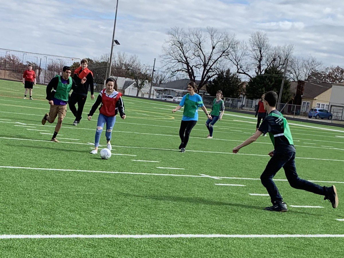 peppafied's tweet photo. My heart is full and my body is tired after playing soccer with my PALs &amp; the LIFE class. #IamWFISD #betheone https://t.co/YsDYBtyrES