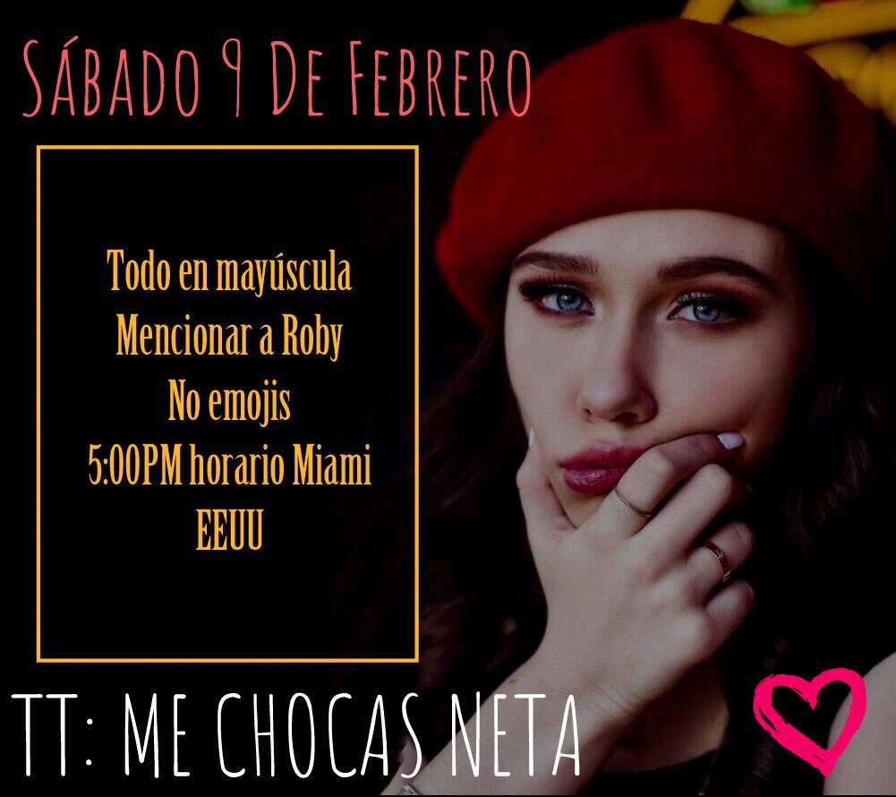Usuarioap's tweet photo. Hey chic@s el Sábado 9 de Febrero estaremos haciendo un tt para @robertadamianof si nos quieren apoyar y apoyar a Roby se lo agradecemos , también compartan y publiquen. Más info en la foto, gracias  #Roby #Tony #Antonia #Roberta #RobertaDamian #Tonyses #Maberta #LikeLaLeyenda https://t.co/pOf48VAWC0