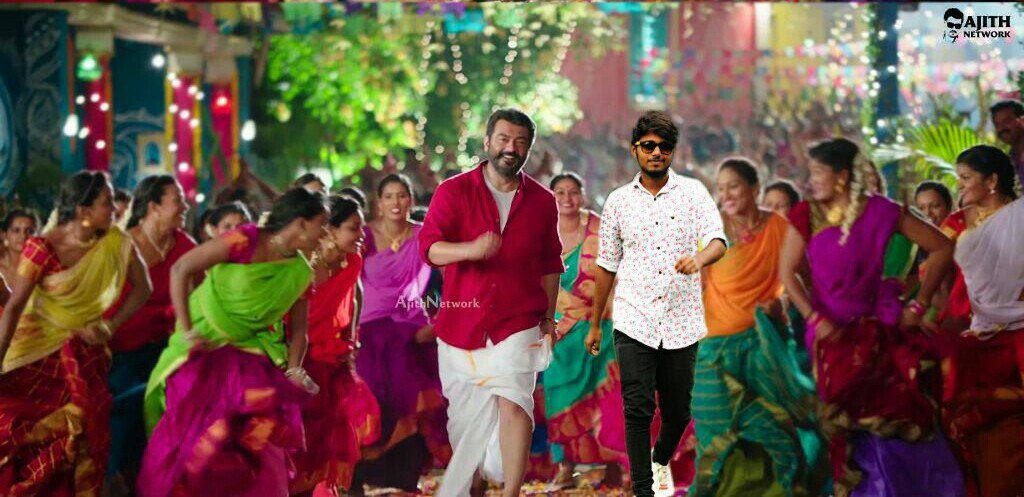 DremerDestiny's tweet photo. Thala and Thalapathi recent pic 😂 Summa oru try #VISWASAM https://t.co/GA2Ty6G2Tr