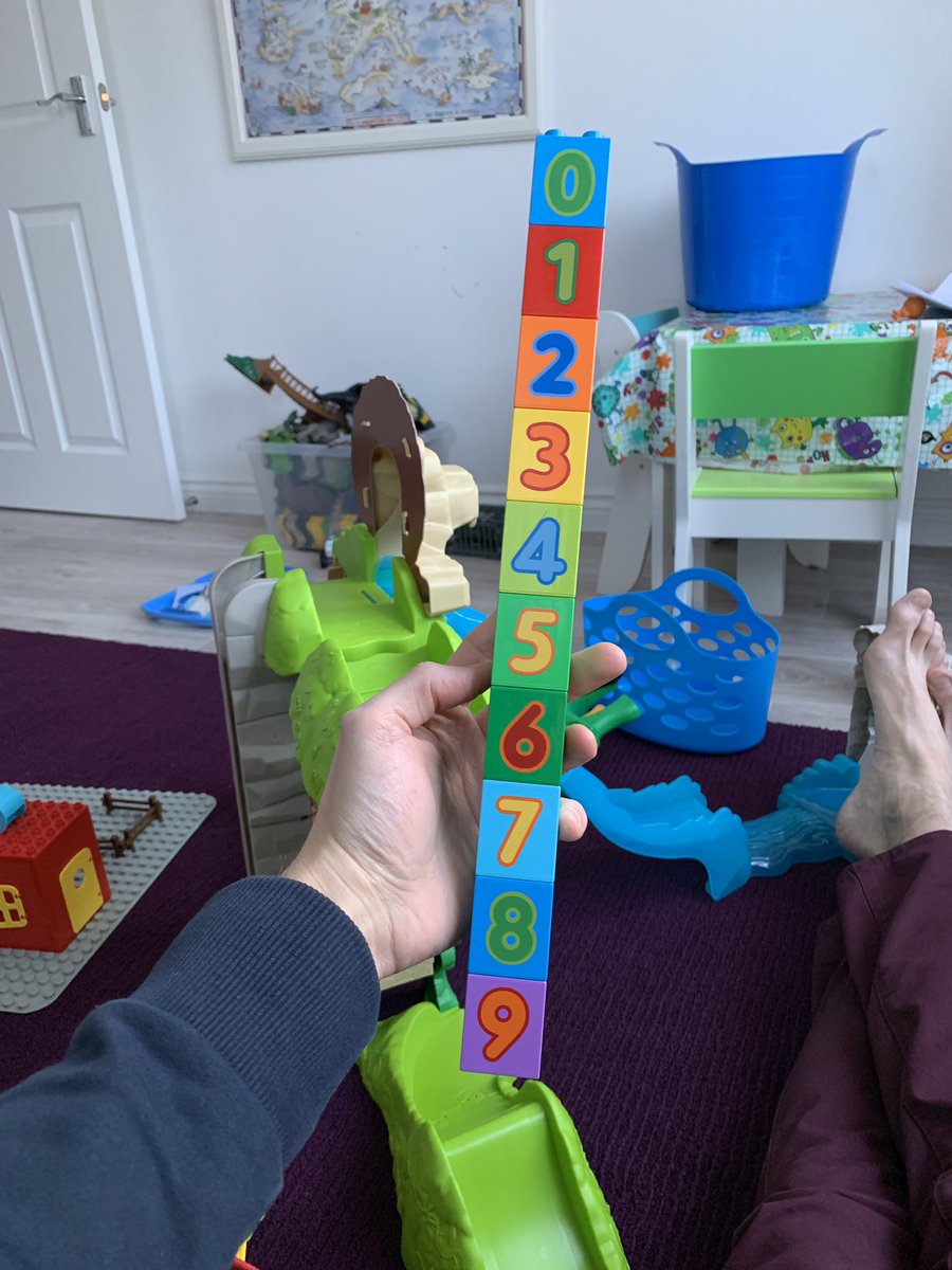 Teaching the children how to count properly! #programmerlife