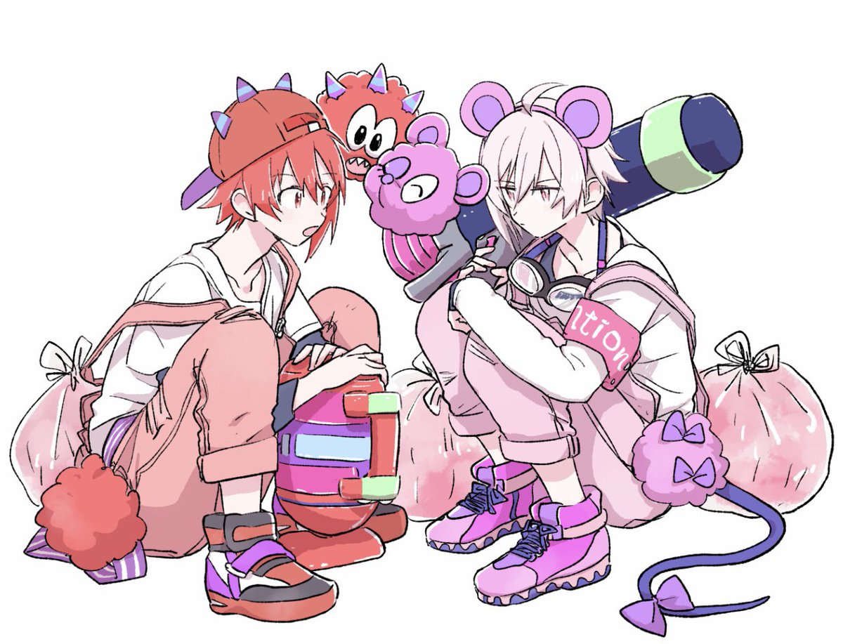 「#ひらいて赤ブー ア?ドリッ?ュセ?ン 陸×天オンリーイベントをお願いします‼️」|正月🎍🌷のイラスト
