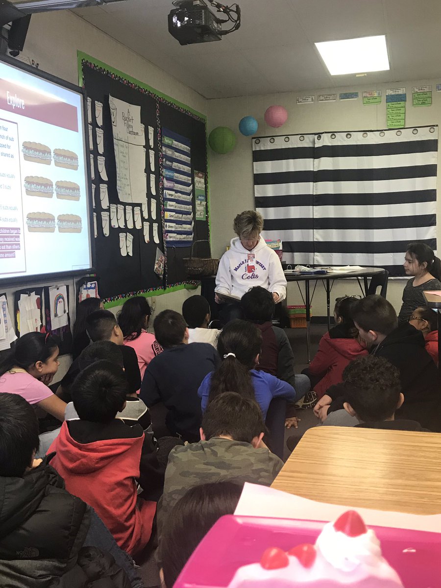 Mandy_Bear0125's tweet photo. Had a great #WorldReadAloud2019 we Skyped with Nancy Churnin and has @VbrownValerie and @egonzales0922 come and read with students along with student parents. A great day! #maplecolts #tcsdshare https://t.co/FwDkOtlafG