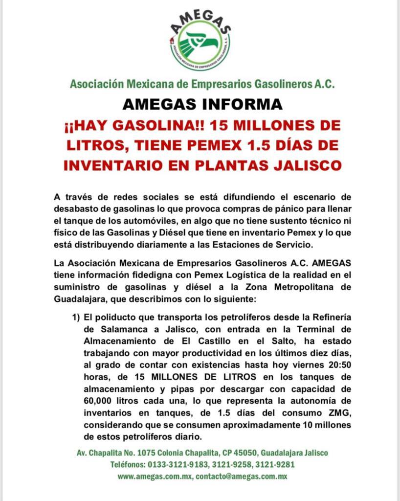 GLsenthusiast's tweet photo. Favor de difundir ⚠️
#Amegas #gasolinagdl #DesabastoGDL https://t.co/RGgmGusW8x