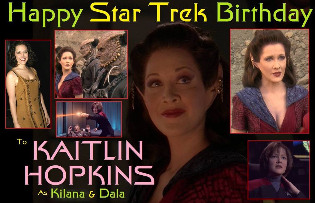 Happy birthday Kaitlin Hopkins, born February 1, 1964.  