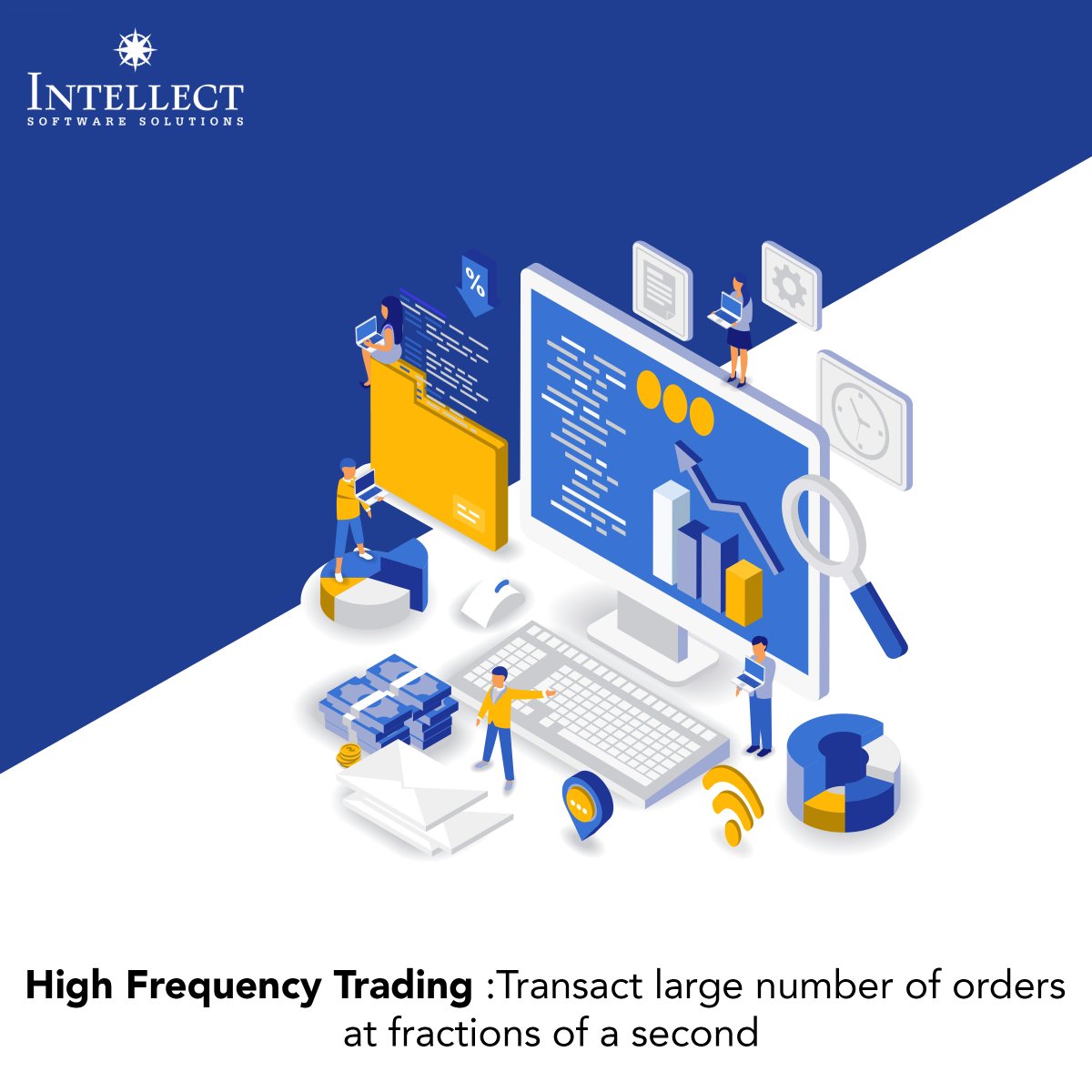 intellectsoftin's tweet photo. #Highfrequencytrading is a division of Algorithmic trading which involves buying and selling of a huge number of stocks in very less time.
#stockmarket #knowledge #intellectsoftware #bse #nse https://t.co/XTLOvwHhrU