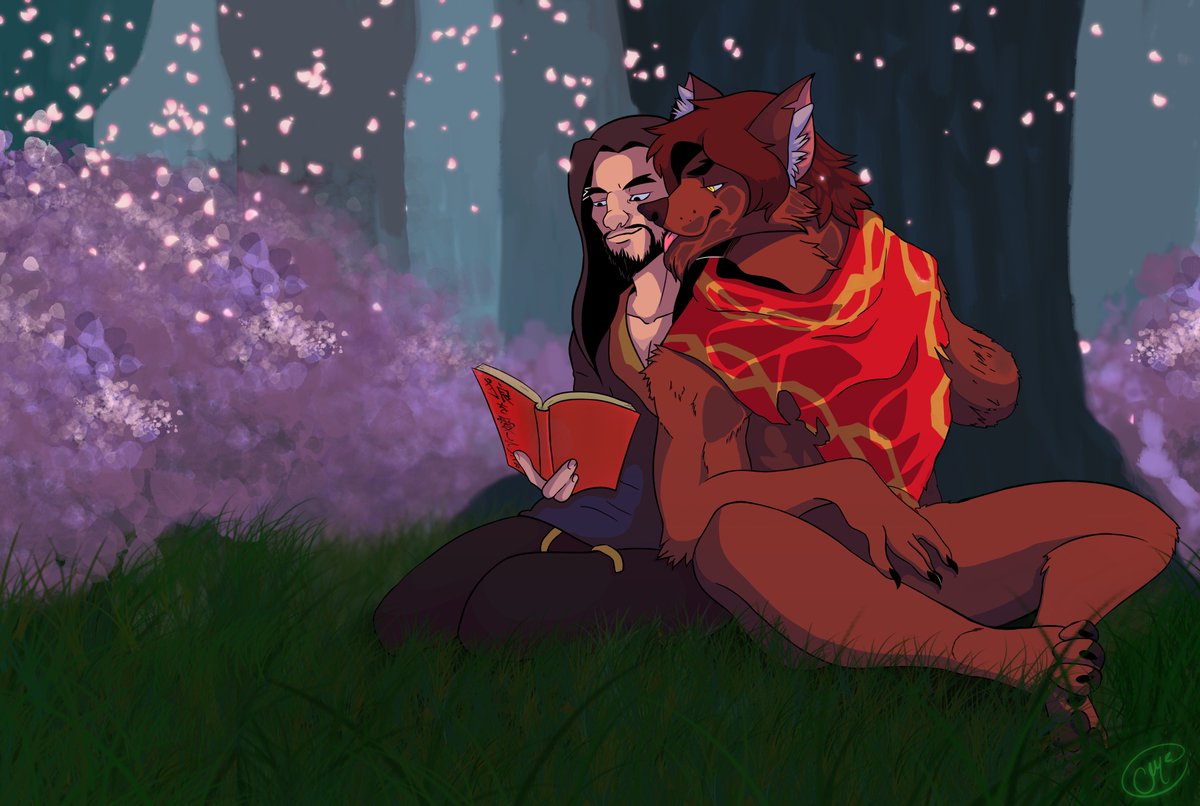 Daedracor's tweet photo. McHanzo Pieces I did for a zine! 

#furry #overwatch #furryart #mccree #hanzo #mchanzo #werewolfmccree #onihanzo #demonhanzo #retweetplease https://t.co/zDEuHmZda9