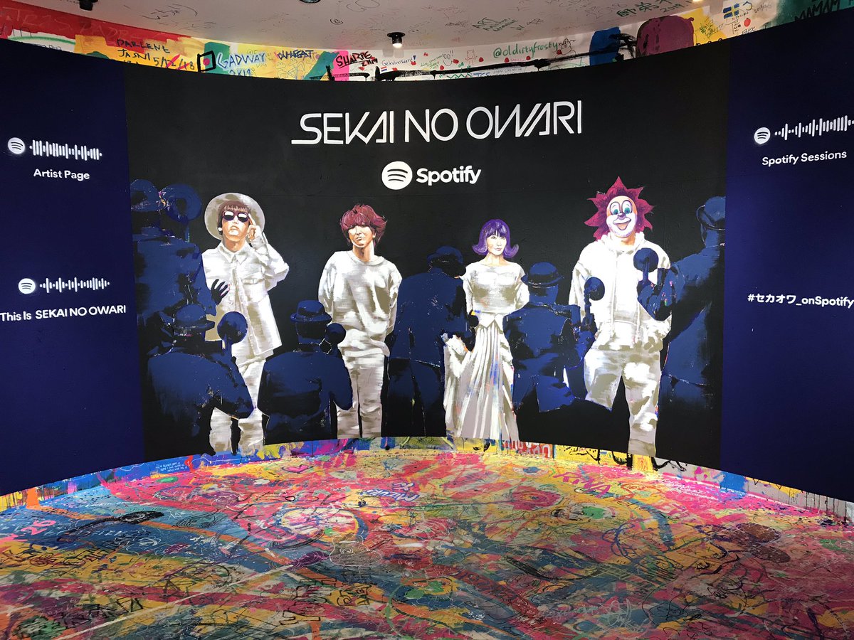 nakajin1996's tweet photo. とてもかっこよかったです。
まだステッカー残ってました！
#セカオワ_onSpotify https://t.co/zNwu9SkeH8
