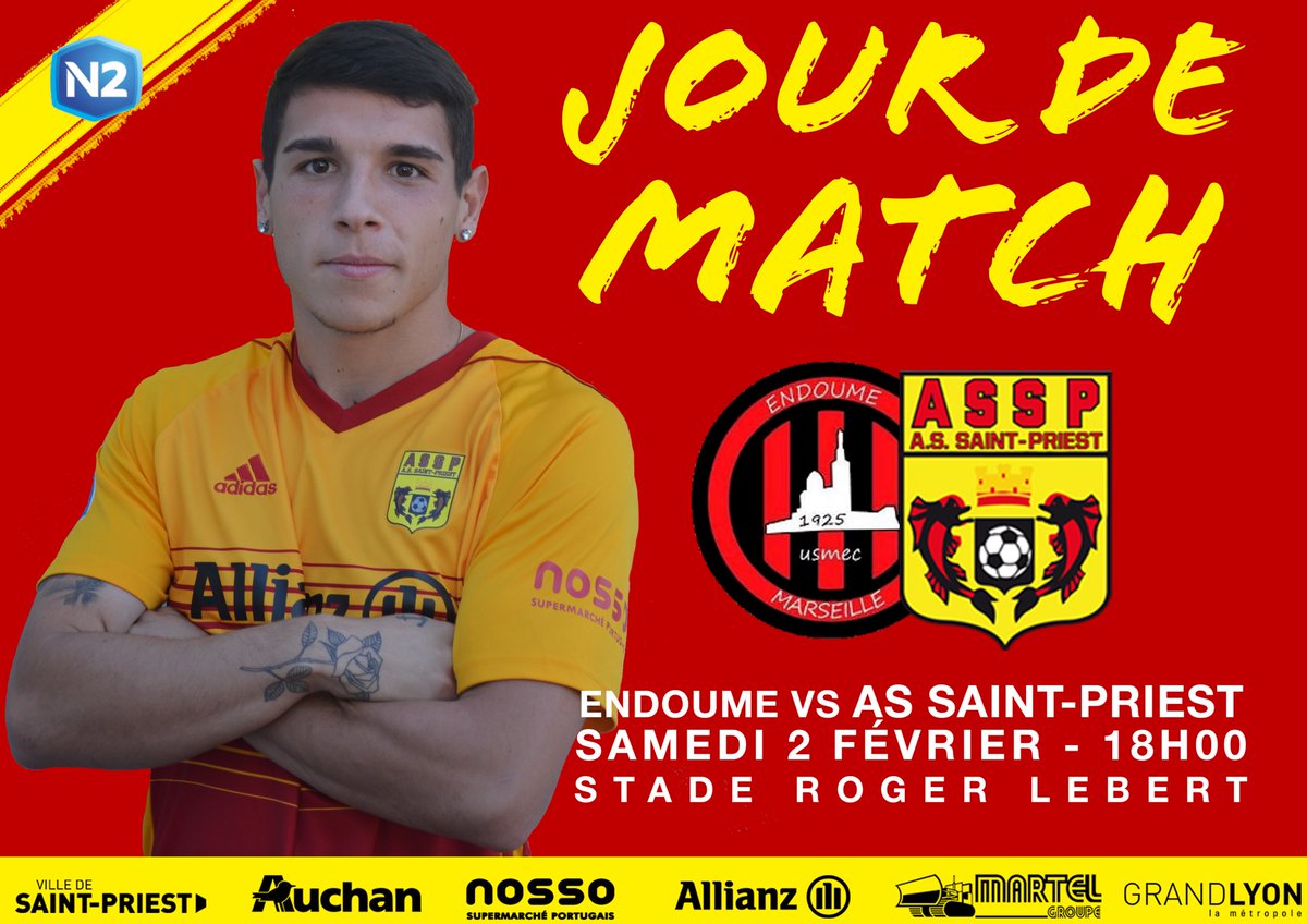 assaintpriest's tweet photo. Jour de match !
🏆 #N2 #J18
⚔️ @USMEC_Officiel
📆 Samedi 2 février
⌚️ 18h00
📍 Stade Roger Lebert
💻 #USMECASSP https://t.co/oR1muJoghV