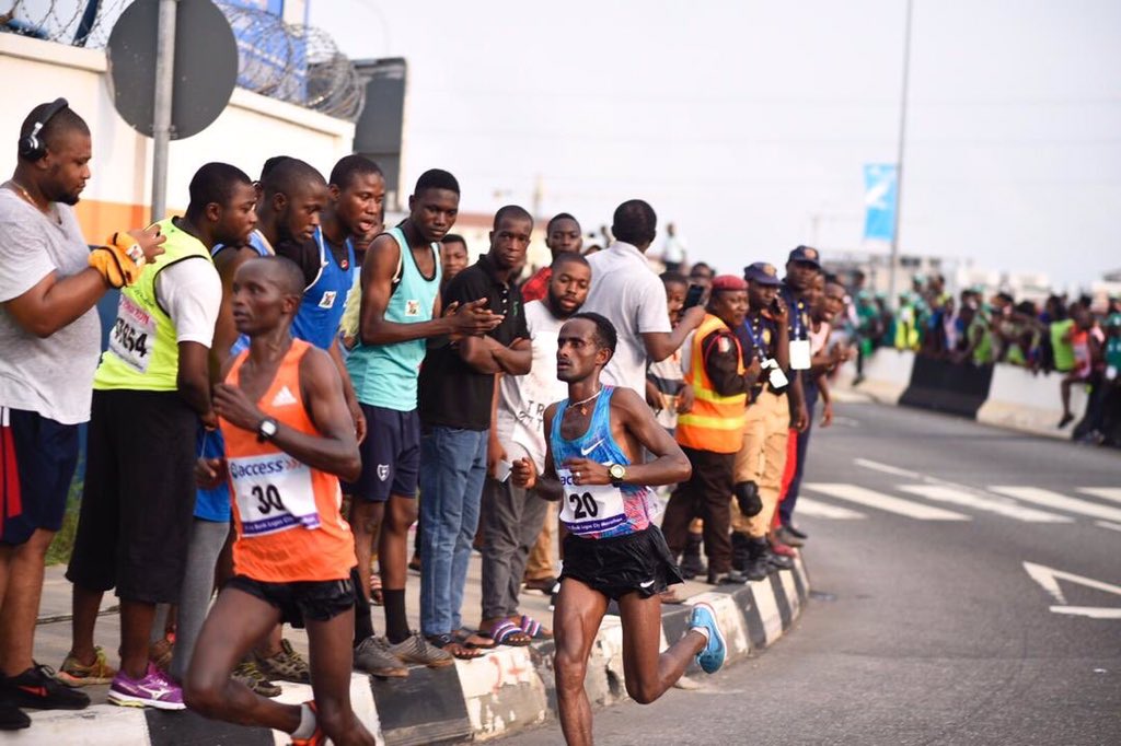 Brilamedia's tweet photo. The race is on. #LagosCityMarathon #runforlagos https://t.co/iBg0FjrvKr