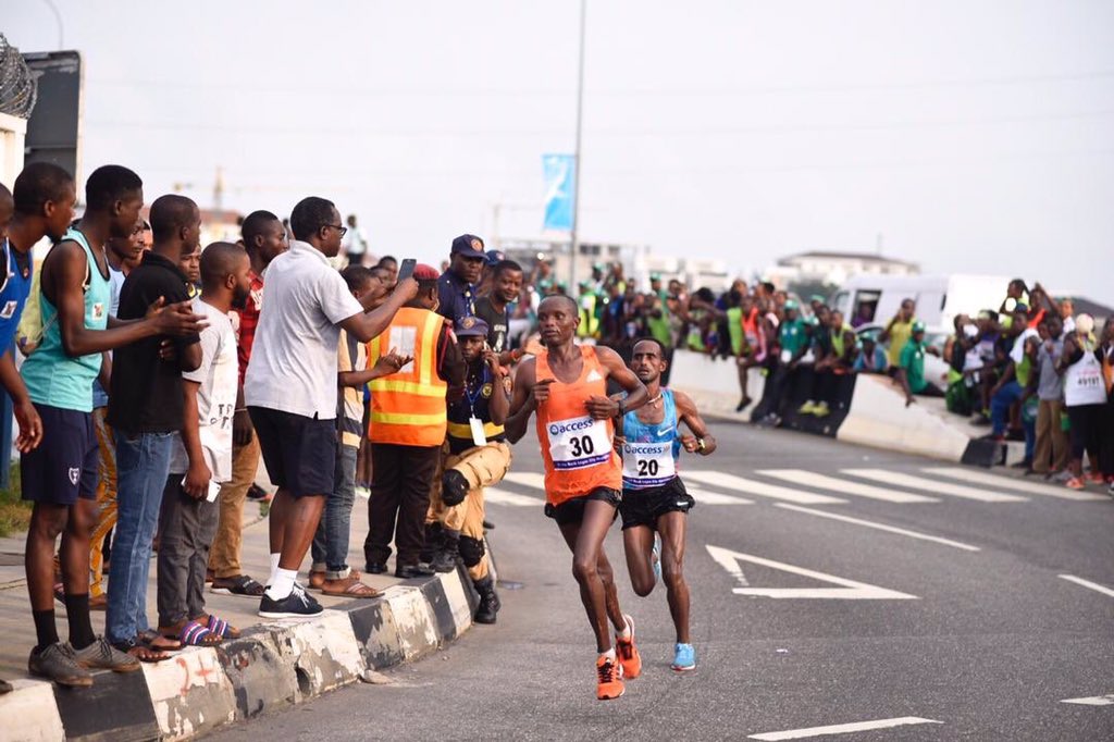 Brilamedia's tweet photo. The race is on. #LagosCityMarathon #runforlagos https://t.co/iBg0FjrvKr