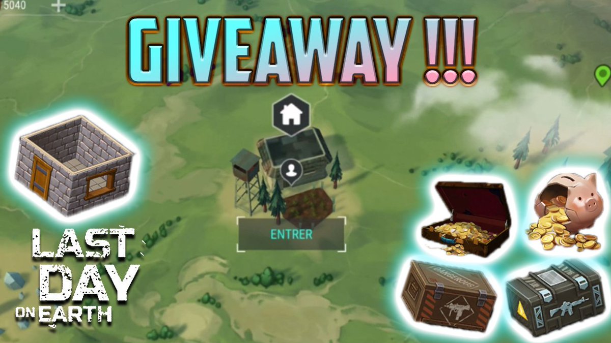 BenichouuuTV's tweet photo. /!\CONCOURS/!\
5 lots à gagner sur Last Day on Earth : 
- 525 pièces
- 1150 pièces
- Pièce en pierre 3x3
- 10 packs silencieux
- 10 packs forces spéciales

Pour cela RT et FAV ce tweet et follow @BenichouuuTV et @LastDaySurvival 

Tirage le mardi 5 février sur ma chaine Twitch ! https://t.co/S4dBfqB4k8