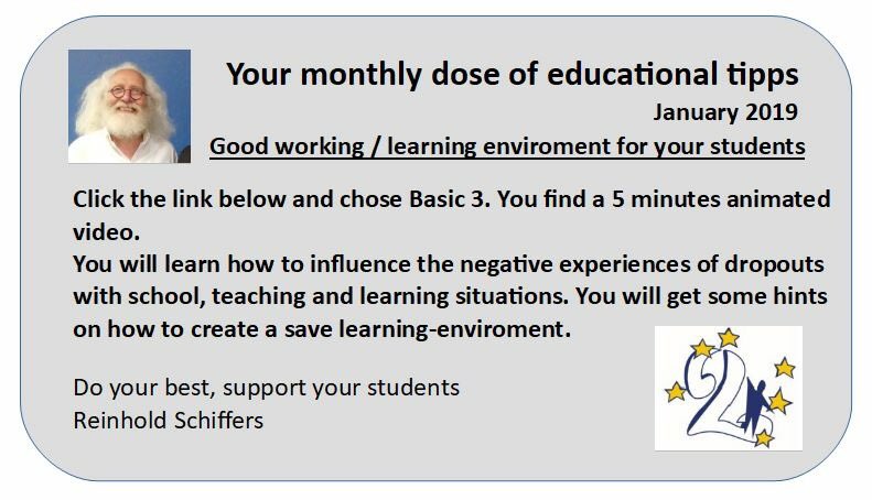 from European Association for Cities of Second Chance Schools - E2C: Dear colleagues We all know teachers don’t have time. Our new offer brings one educational tip per month from materials developed in European projects for SCE. You just need 5 minutes.
training.secondchanceeducation.eu/course/view.ph…