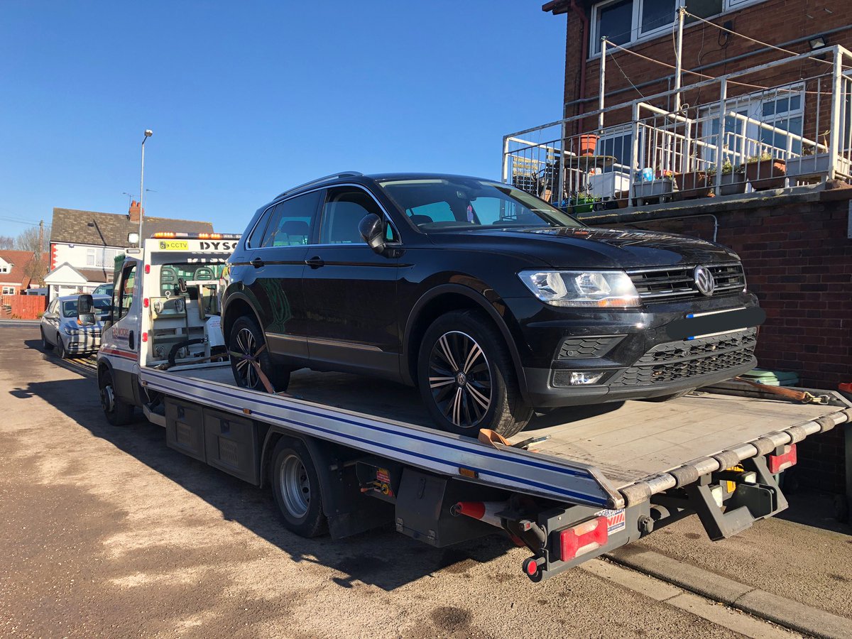 WednesfieldWMP's tweet image. Our PCSOs have great noses when it comes to sniffing out stolen cars. This one was stolen in a car key burglary and had just been recovered over the border on @WillenhallWMP on cloned plates. Lots of good enquires so far with + forensics. Suspected stolen fuel also seized