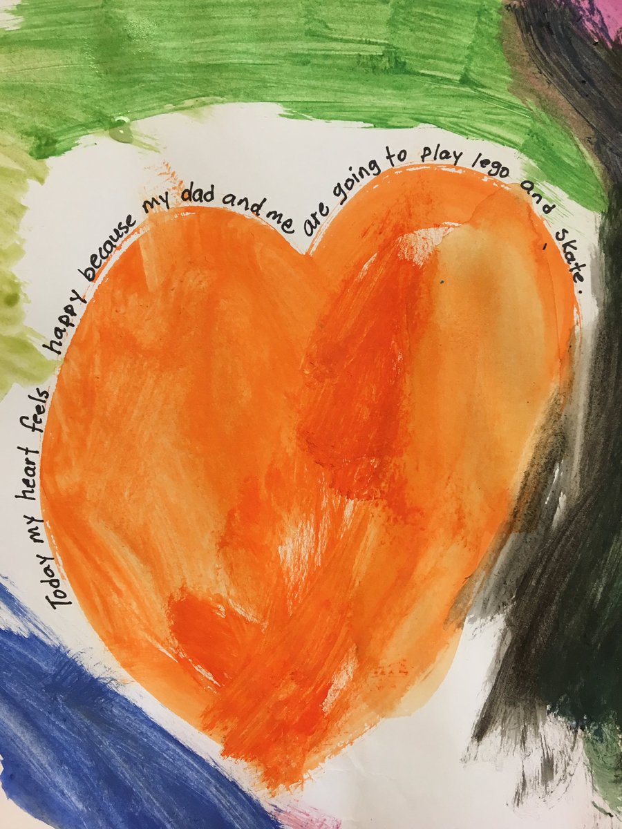 TheEJSMHub's tweet image. All week we continued to talk about “how does your heart feel?” We then expressed it through paint. The kids were not given any guidelines on the “how” and”why” to paint and express how their hearts felt. #selfcare #reflection #awarenessofself @EJSMSchool