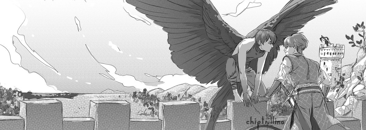 i am stil not hsurea bout posting it. 

but it is one of my first drawings i did on my tablet? 
and i like how the wings sort of came out? 