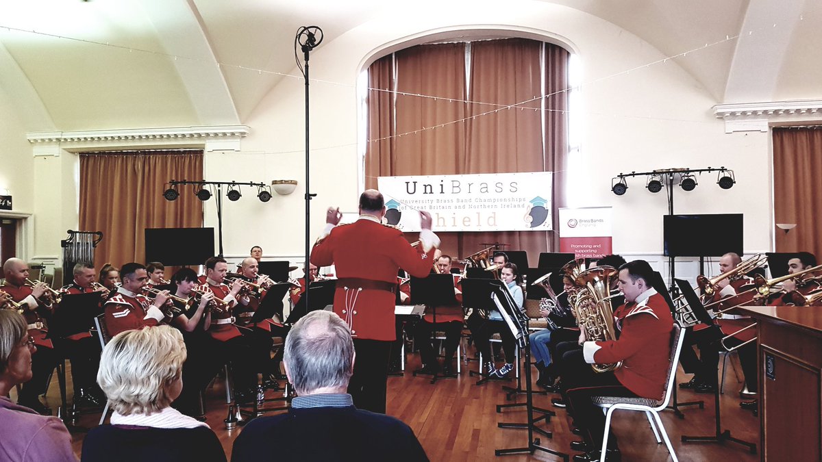 Well done to those participating in the workshop, it sounded great! Thanks to @KingsDivBand for running them! #UniBrass2019