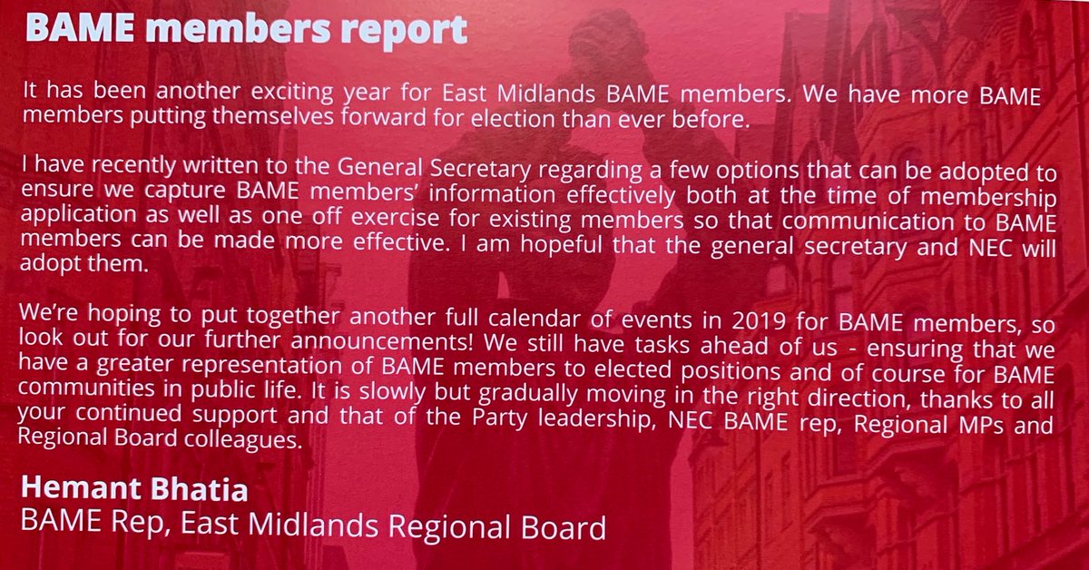 BAME_Labour's tweet image. Fantastic atmosphere here at #EMLab19. Lively #BAME session1 this morning. Please join us for session2 at 14:15 in Herb Garden Room. Looking forward to seeing you there.