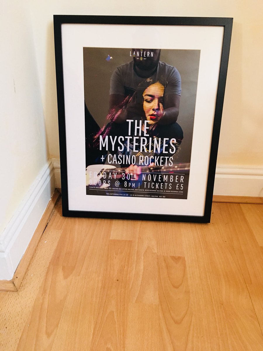 Big thanks to @guitar73girl from @TheLanternHX We are very happy with how this looks! Quick Ikea trip and it’s sorted 👍👍👍👍 @TheMysterines #themysterines #casinorockets #halifax #thelantern