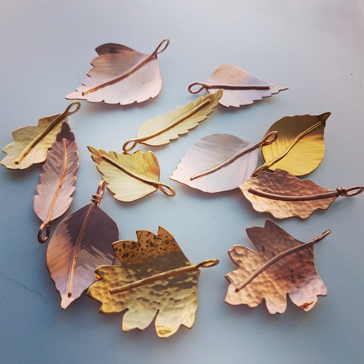 Clare_Hawley's tweet image. Some of my jewellery back from Andra in Birmingham who applied yellow and rose gold to my silver pieces. Next they are off to @EdinburghAssay for hallmarking and by the time they are back, they will have travelled more in the last week than I have in the last month.