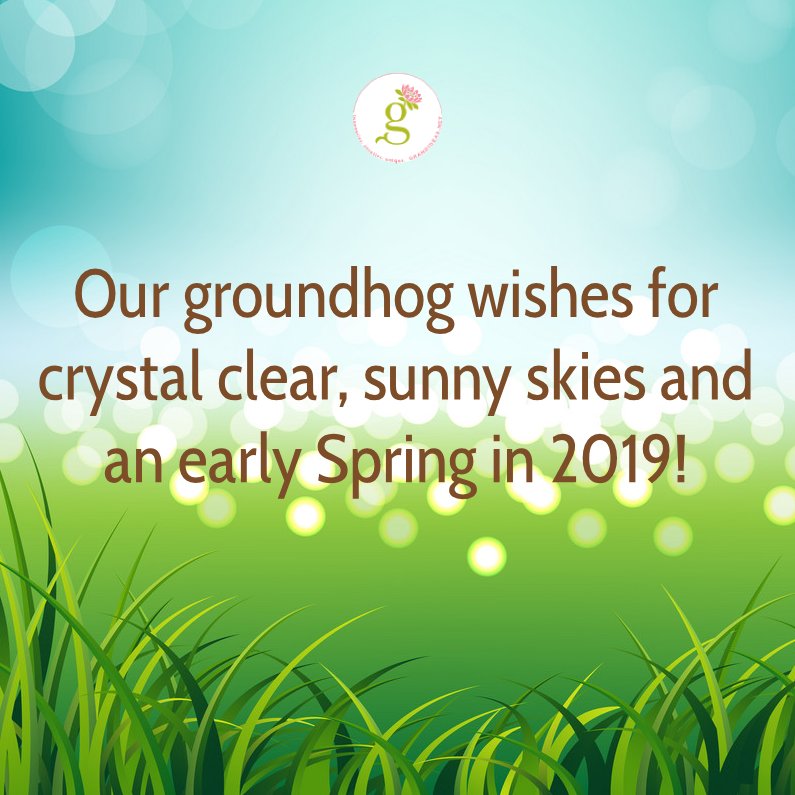 GRANDIDEAS's tweet image. Happy National Groundhog Day!

Our groundhog wishes for crystal clear, sunny skies and an early Spring in 2019! 🌸

#promotionalproducts