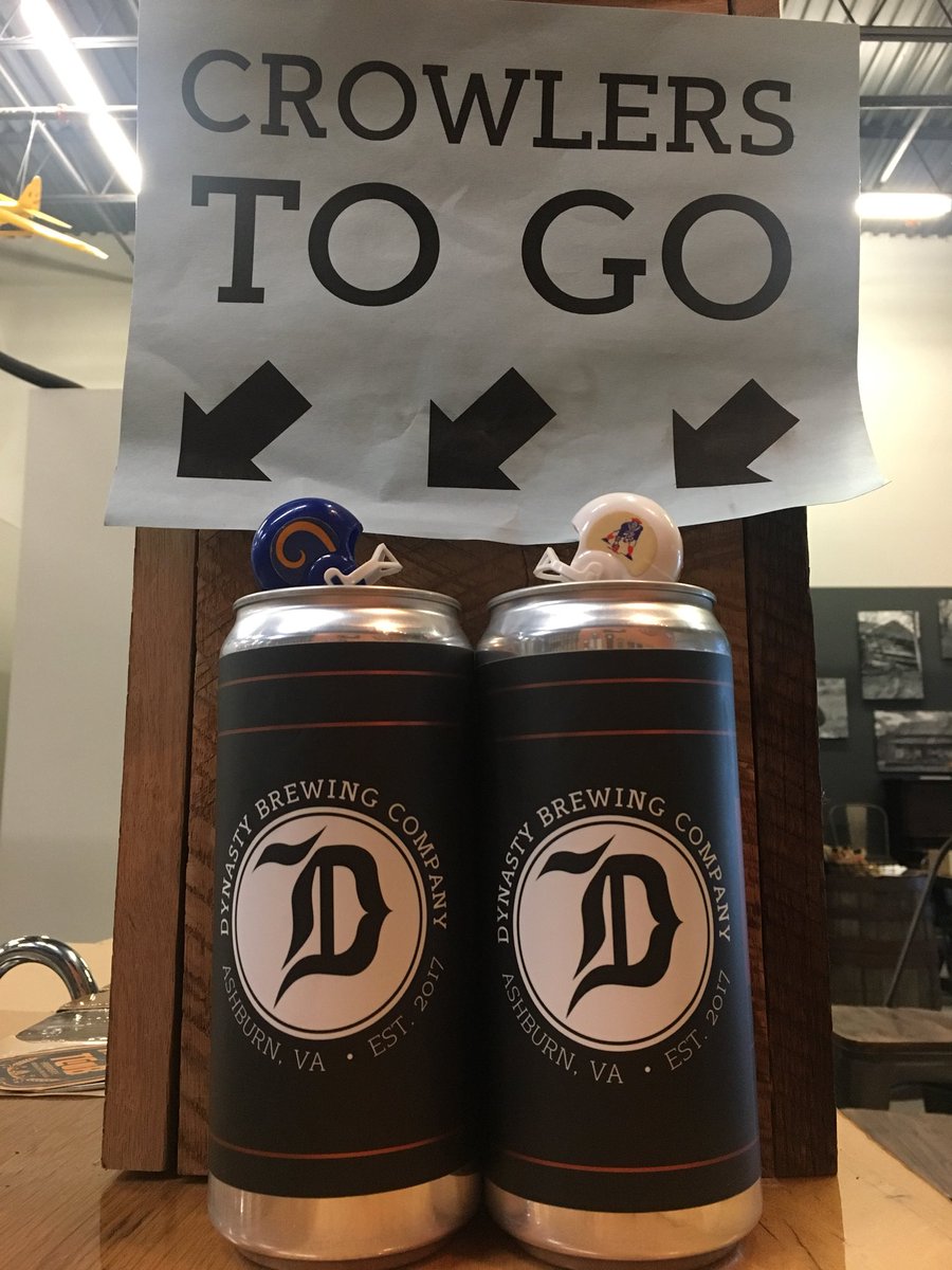 Be sure to stop by tomorrow between noon and 10pm for the Super Bowl. Stay for the game, or get your crowlers to go!  Come checkout our new cooler!

#crowlers #crowlerstogo #beercooler 
#superbowlbeer #placetowatchsuperbowl #veteranowned #loudounbeer 
#ashburn #ashburnvillage