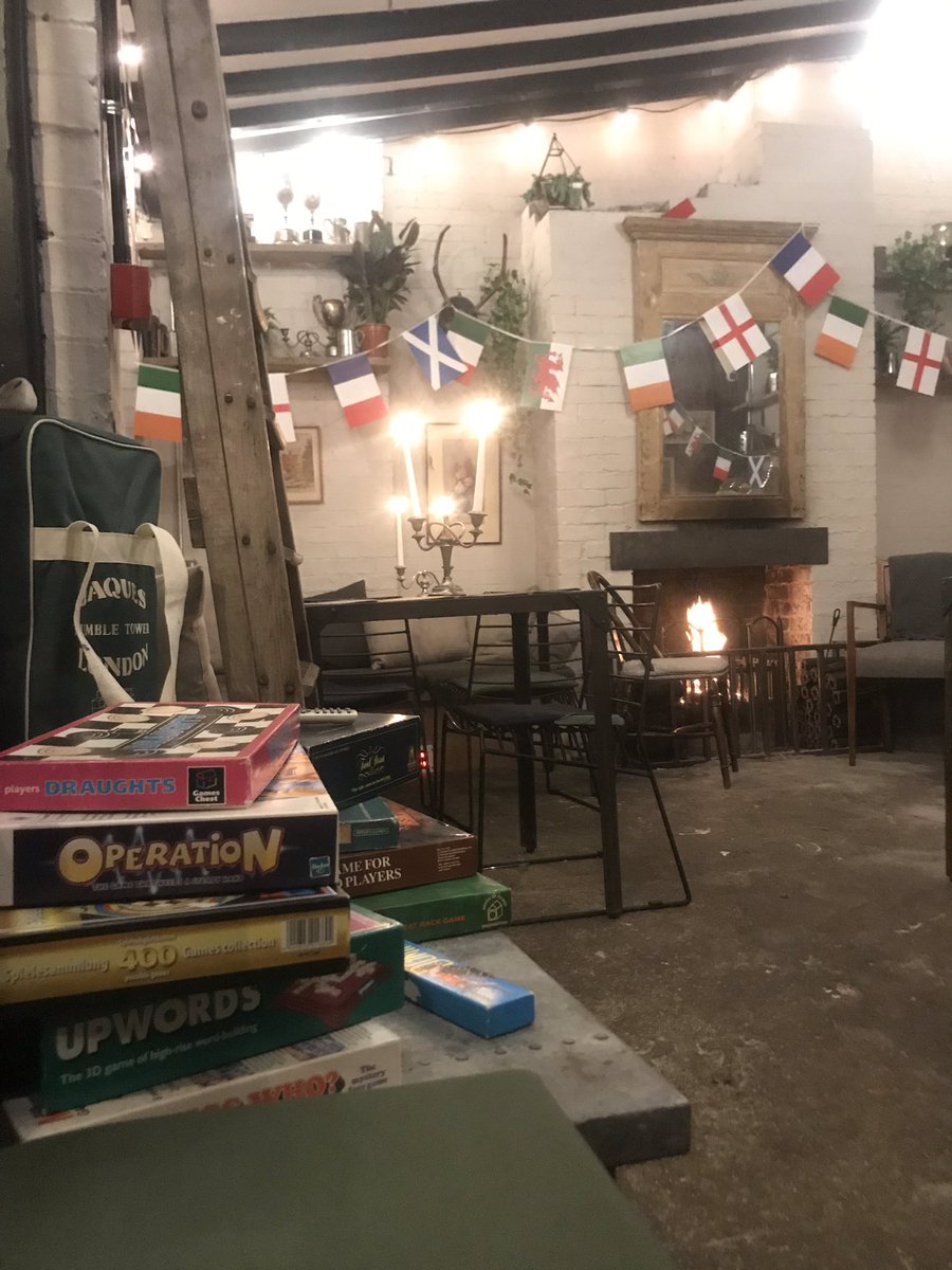 #sixnations showing in Potting Shed AND outside next to our new fire pits 🔥 We will also have the outdoor BBQ fired up for the England game