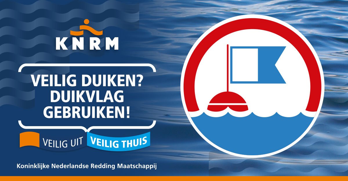 De @KNRMlanceert de campagne ‘Veilig duiken? Duikvlag gebruiken’. Duikers worden bewust gemaakt van het belang van de duikvlag – niet alleen voor hun eigen veiligheid maar ook voor de veiligheid van andere watergebruikers. 

Lees verder ➡️ bit.ly/2MJFxgZ