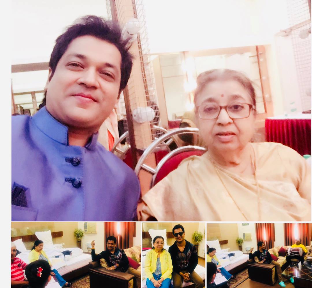 RaviKeGane's tweet photo. #कुम्भचलो
#LiveShows
#RaviTripathi
#UshaMangeshkar
#BackToBackShows
Performing with Usha Mangeshkar ji at Ganga Manch Sector 1 Kumbh -Prayagraj tonight (02/02/2019)
@7pm onwards https://t.co/McvM96Tx5a