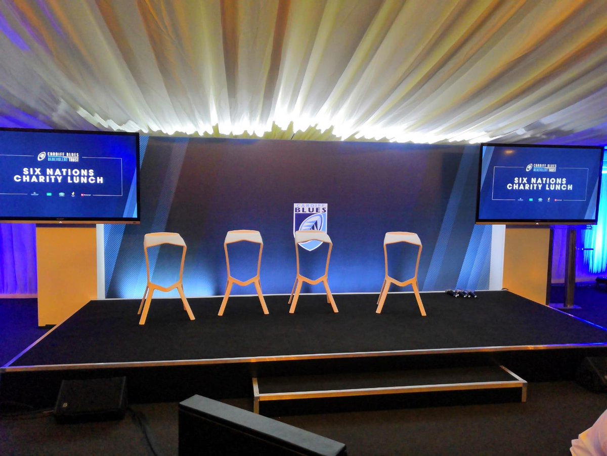 GeneroGroup's tweet image. It was an honour to complete the production for the @cardiff_blues annual Six Nations Charity Lunch. Our directors attended and had an excellent time! What a way to kick off the Six Nations! @Leksta @TomShanklin