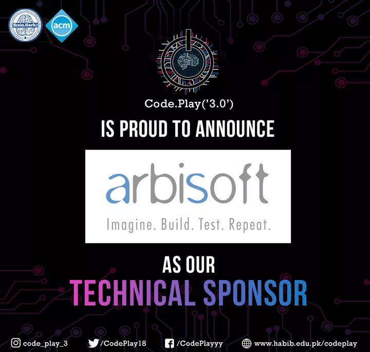 CodePlay18's tweet image. Team Code Play is proud to announce our amazing sponsors for the event!
#CodePlay #BiggerThanEver