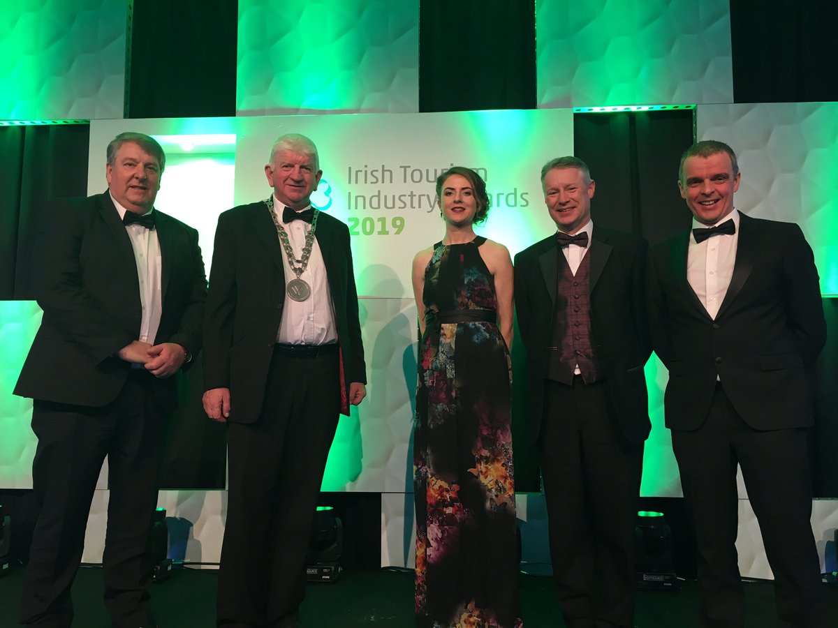 Congrats to <a href="/WaterfordCrystl/">House of Waterford</a> for wining Best #IrelandsAncientEast Tourism Experience &amp; fantastic to have <a href="/WaterfordGrnWay/">Waterford Greenway</a> in the final 5 in the same category. Thank u for a wonderful evening <a href="/Awards2019/">Irish Tourism Awards</a> - brilliant to see the tourism industry celebrated #ITIA2019 #VisitWaterford