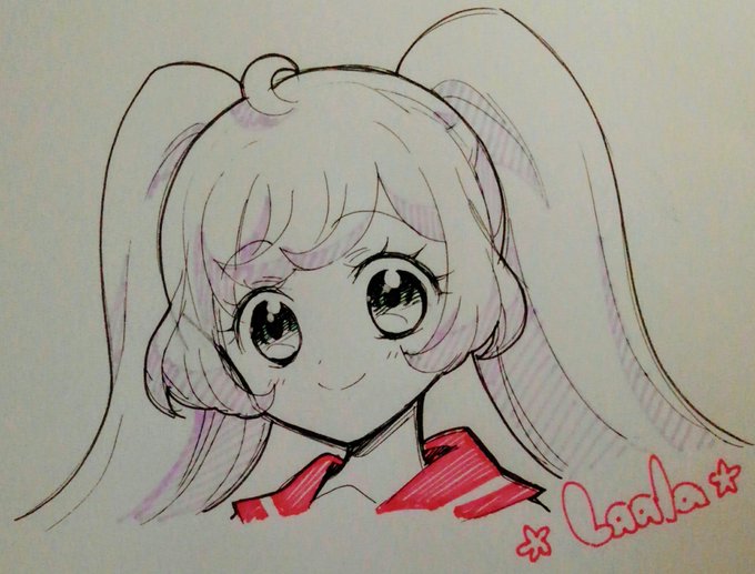 ツインテールといえば、あたしだよね( v^▽゜)♪
#ツインテールの日
#真中らぁら
#プリパラ 