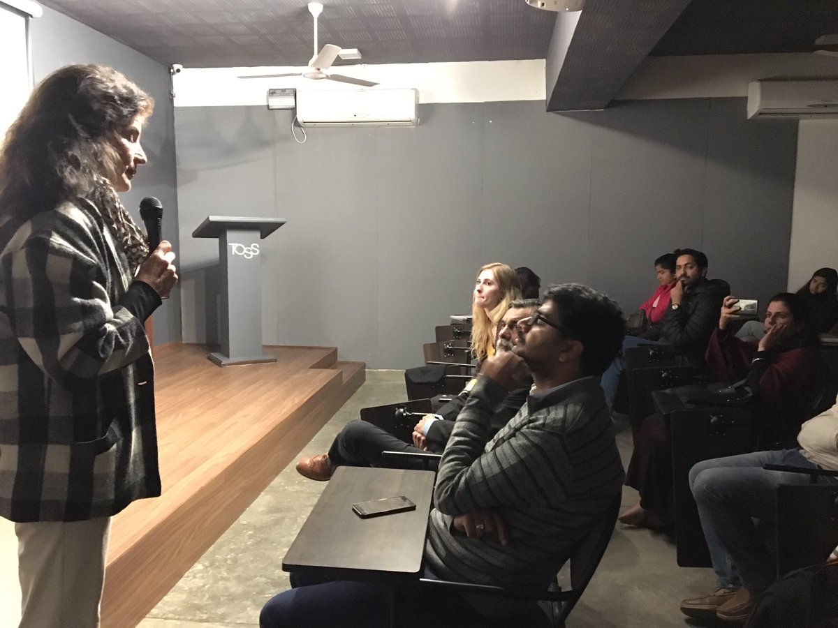 TOSSJaipur's tweet photo. Successful screening of ‘Where the Elephant Sleeps' followed by a discussion with the director and producer, @BKornetzky
#WildlifeConservation #documentary #films #filmmaker #flimscreening #elephants #haathigaon #jaipur #tossJaipur #plightofelephant #WhereTheElephantSleeps https://t.co/lED2N2QrJE