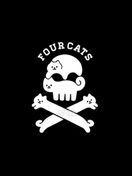 ドクロtシャツかと思いきや実はニャンコ だまし絵tシャツ Four Cats がクールでかわいい ねとらぼ