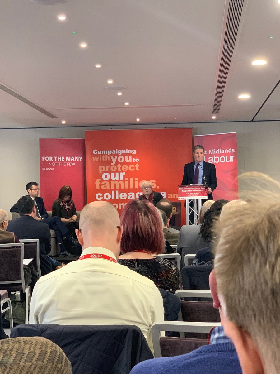 mattkeane91's tweet image. Fantastic debate at #Emlab19 about Brexit with ⁦@Keir_Starmer⁩. We need to take no deal of the table. It will be devastating for the East Midlands