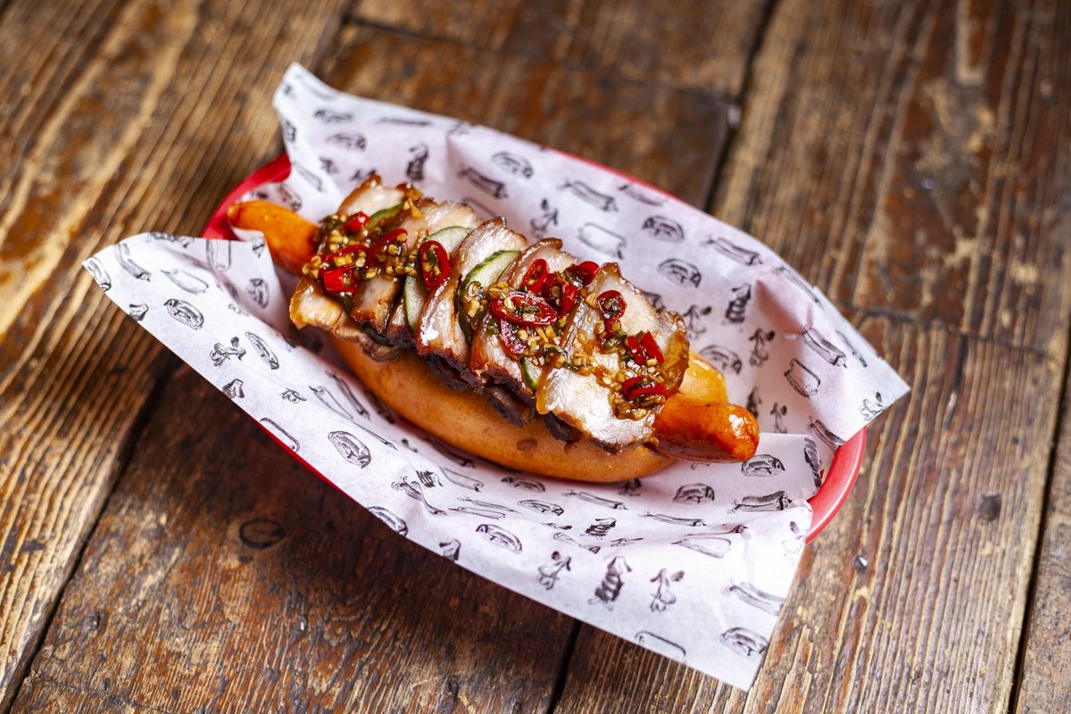 OpenTable UK & Ireland (@opentableuki) on Twitter photo Celebrate #ChineseNewYear with <a href="/bubbledogsuk/">bubbledogs&</a>'s Lucky Pig, topped with braised pork & char sui ketchup. It's on the menu until Feb 28th. 🌭 fal.cn/rclP Celebrate #ChineseNewYear with <a href="/bubbledogsuk/">bubbledogs&</a>'s Lucky Pig, topped with braised pork & char sui ketchup. It's on the menu until Feb 28th. 🌭 fal.cn/rclP