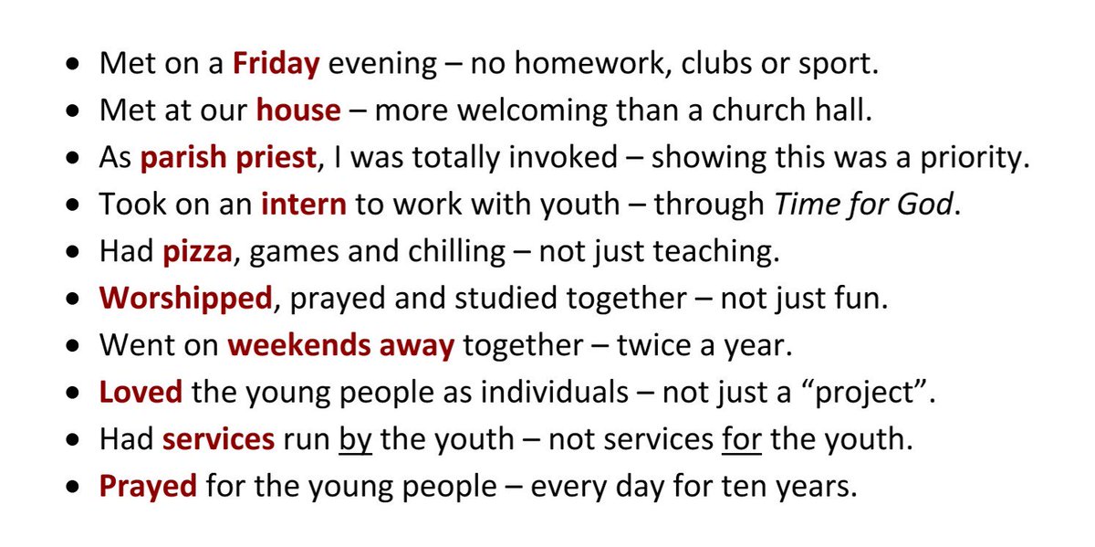 Ministry_Tim's tweet image. How did we grow our village church youth work to 40 young people, half of them teenagers? We did THESE ten things:

#youngpeople #youthwork #Faith #Gospel #LearnStA