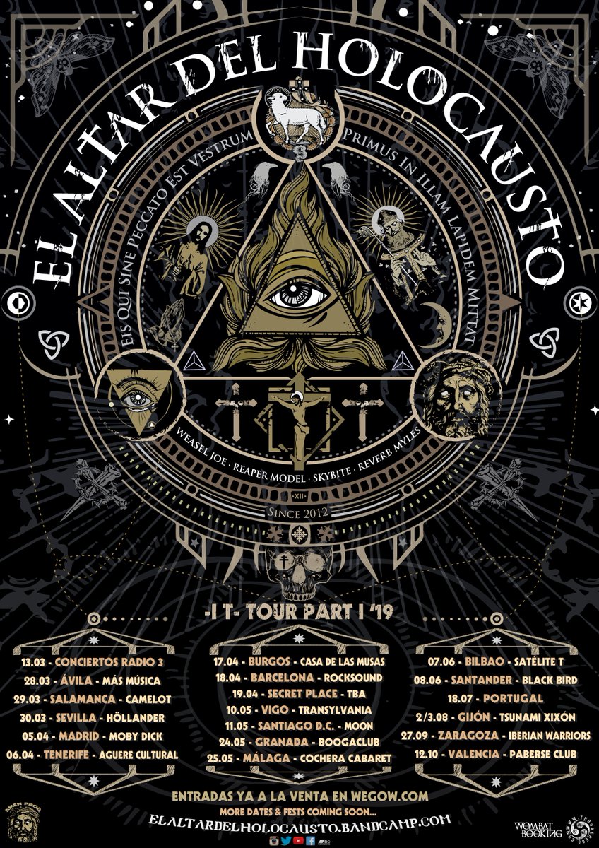 EL SILENCIO, LA OMISIÓN, LA FÉ, EL AMOR Y LA ESPERANZA DE LOS FIELES SERÁN SIEMPRE COMPENSADOS… 😇

Os presentamos las primeras fechas del -I T- Tour Part I:
👉🎫 wegow.com/artistas/elalt…